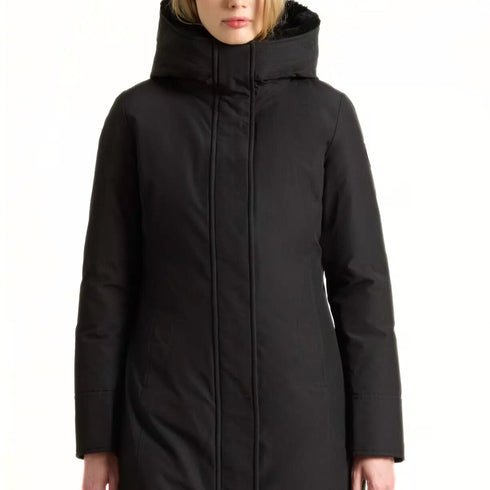 Woolrich Parka Parka Donna Boulder Faux Fur Nero A24 - WOOLRICHCFWWOU0724FRUT0001 - BLK - XS - Francavilla Moda